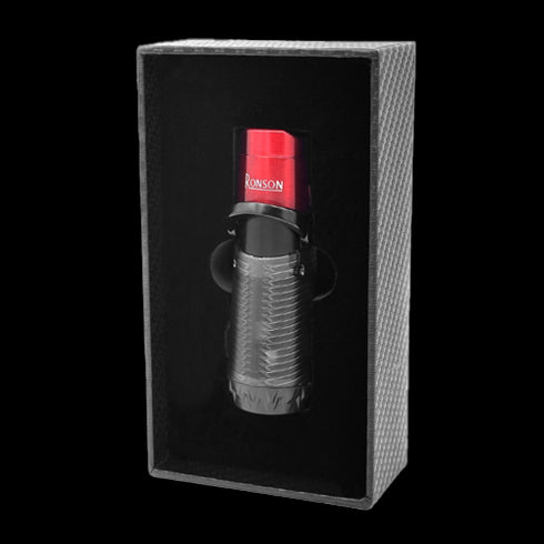 Ronson 117001 Plinski vžigalnik Jet Flame Bora rdeč/črn